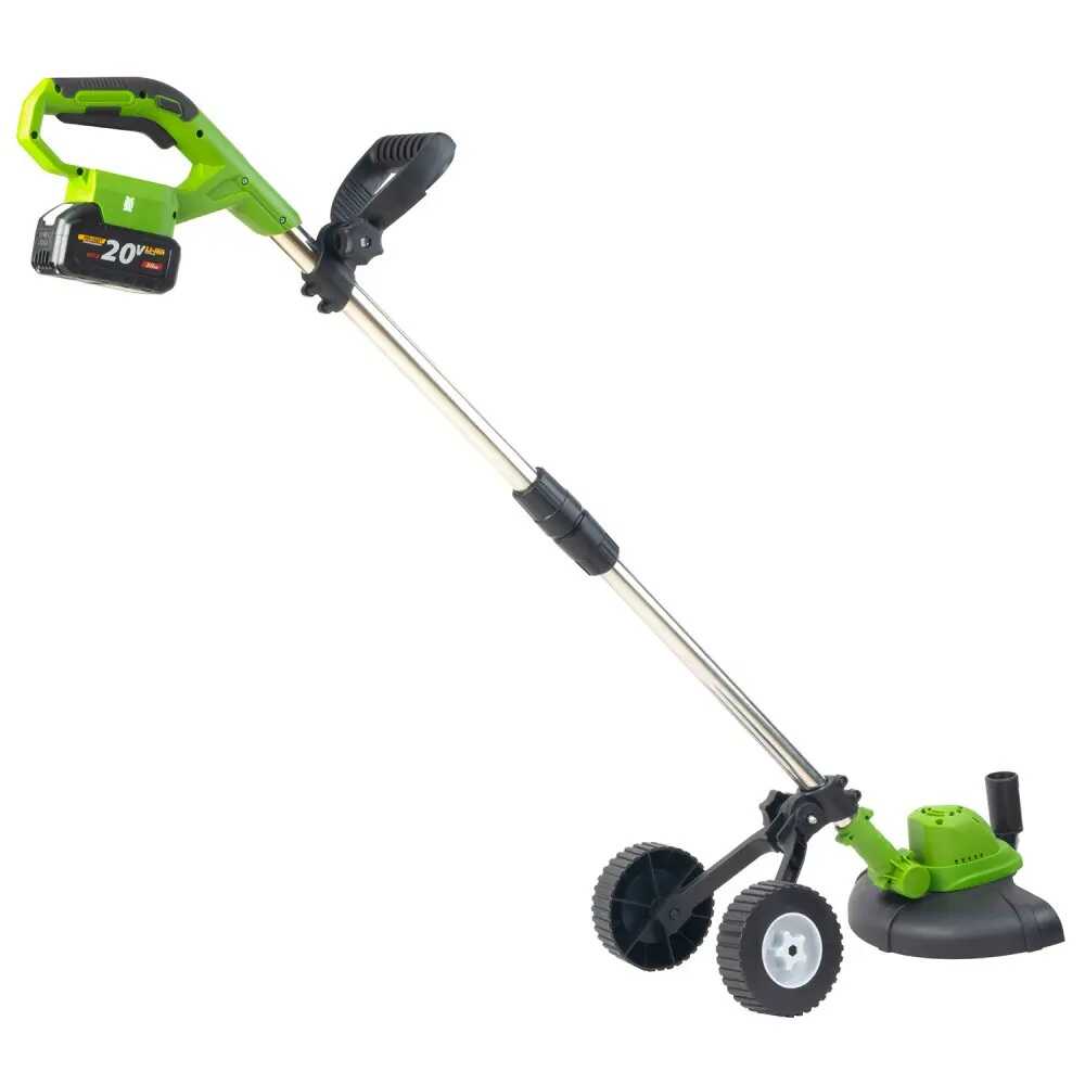 Akkumulátoros kerekes Szegélynyíró fűkasza 230mm (Szénkefe nélküli + Kerekes) PTA-25BL-1B PROCRAFT