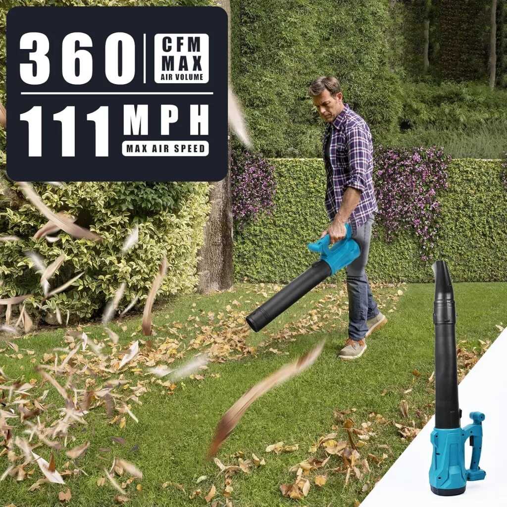 Akkumulátoros Kézi Lombfúvó 20000 rpm (SM-2001) SUPAMASTER - Image 5