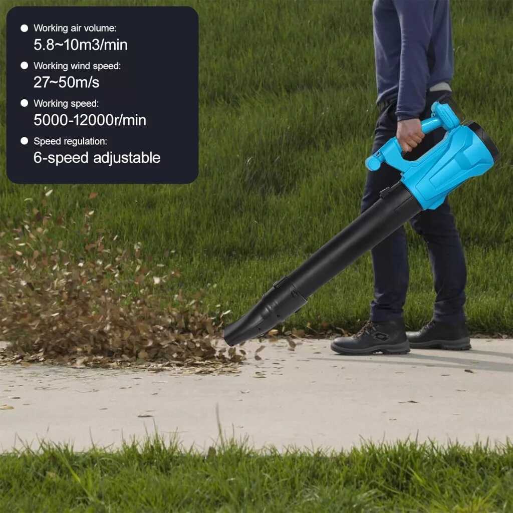 Akkumulátoros Kézi Lombfúvó 20000 rpm (SM-2001) SUPAMASTER - Image 4