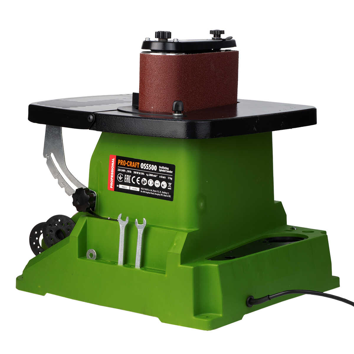Oszcilláló Szalag- és Orsócsiszoló 500W (Dönthető Asztal) OSS500 PROCRAFT - Image 4