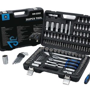 Ipari Dugókulcs és Szerszám Készlet 202 részes (Tripla Racsni) SM-2202 SUPAMASTER