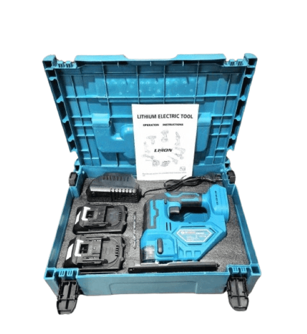 Professzionális akkumulátoros szúrófűrész és dekopírfűrész 88V, 2 db 3.0 Ah akkumulátorral, gyorstokmánnyal, kofferben SM-1016 SUPAMASTER - Image 3