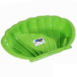 Kagyló homokozó/medence zöld , 107× 79 × 8 cm