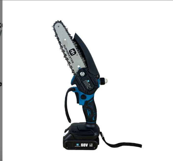 Akkumulátoros Láncfűrész - 68V 2 Akku + 2 Láncvezető Kofferben SM-2070 SUPAMASTER - Image 2