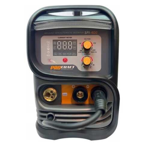 Inverteres Hegesztőgép 2 in 1 univerzális (Elektródás és Co) 200A LCD SPI-400 PROCRAFT - Image 9