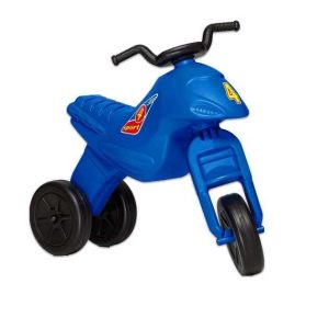 Super Bike 4 Maxi Lábbal hajthatós kismotor , kék , 60×28×48 cm