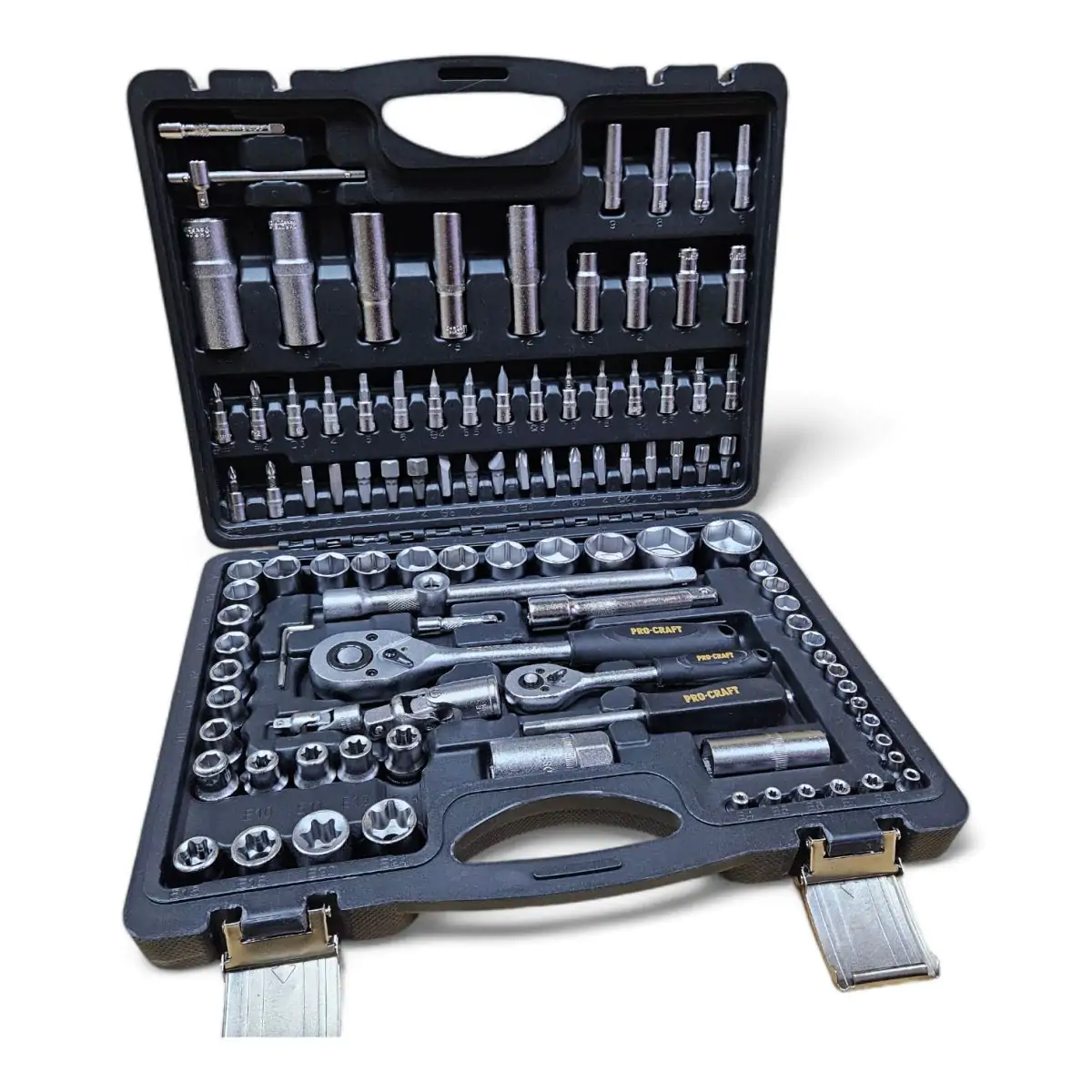 Ipari Dugókulcs és Kéziszerszám Készlet 108 részes (Cr-V Steel) WS-108 PROCRAFT