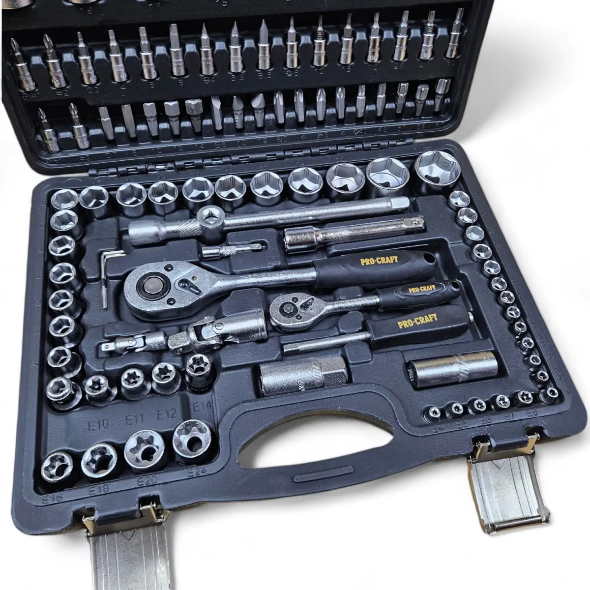 Ipari Dugókulcs és Kéziszerszám Készlet 108 részes (Cr-V Steel) WS-108 PROCRAFT - Image 5