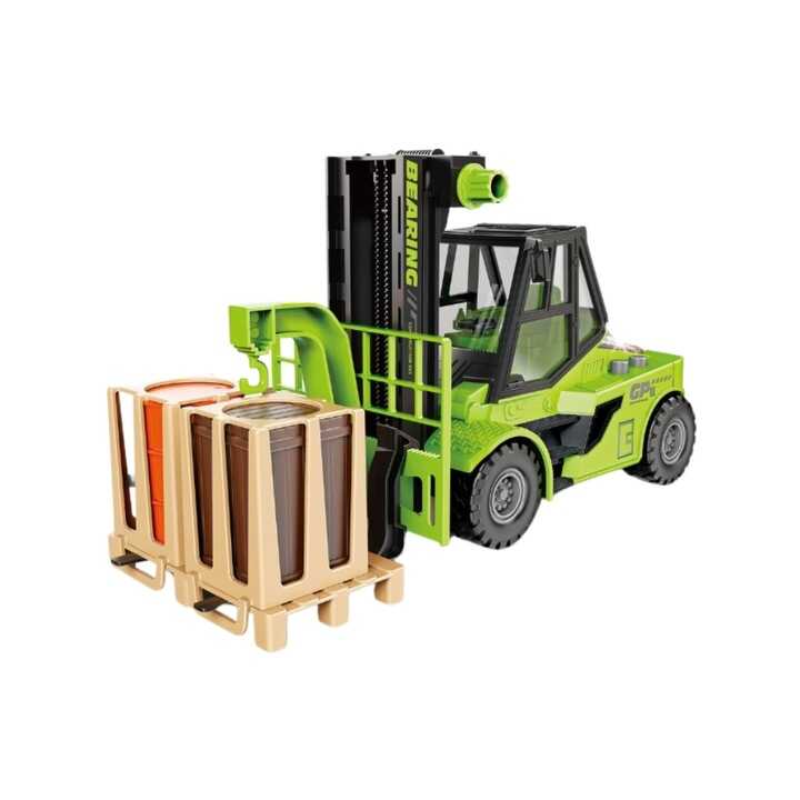 Multifunkciós Ipari Targonca Játékszett Emelhető Villával és Szállítmány tartozékokkal - Image 8