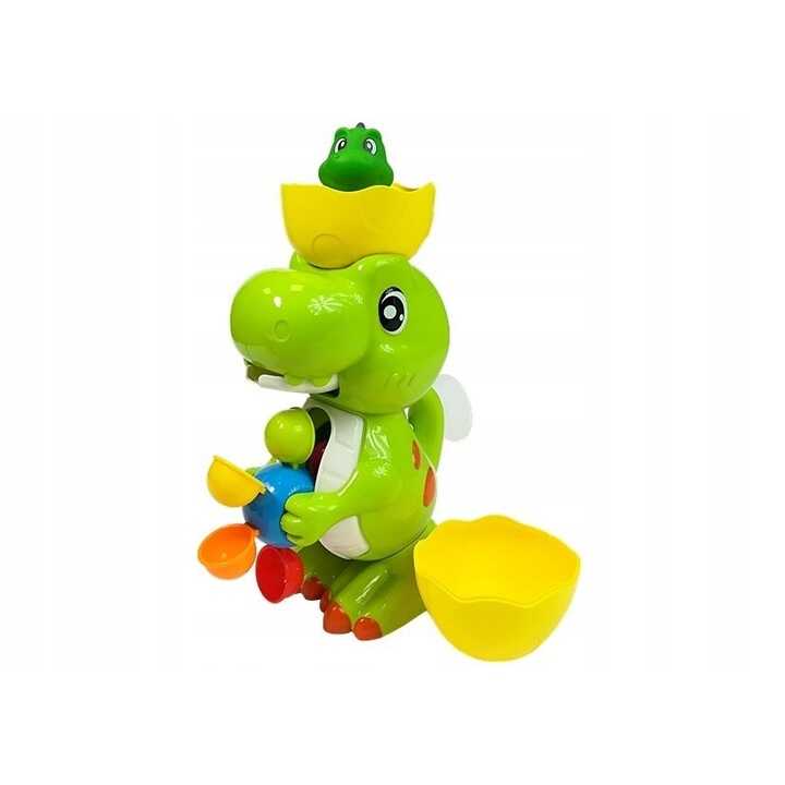 Műanyag dinoszaurusz vizimalom fürdőjáték , 12 hónapos kortól