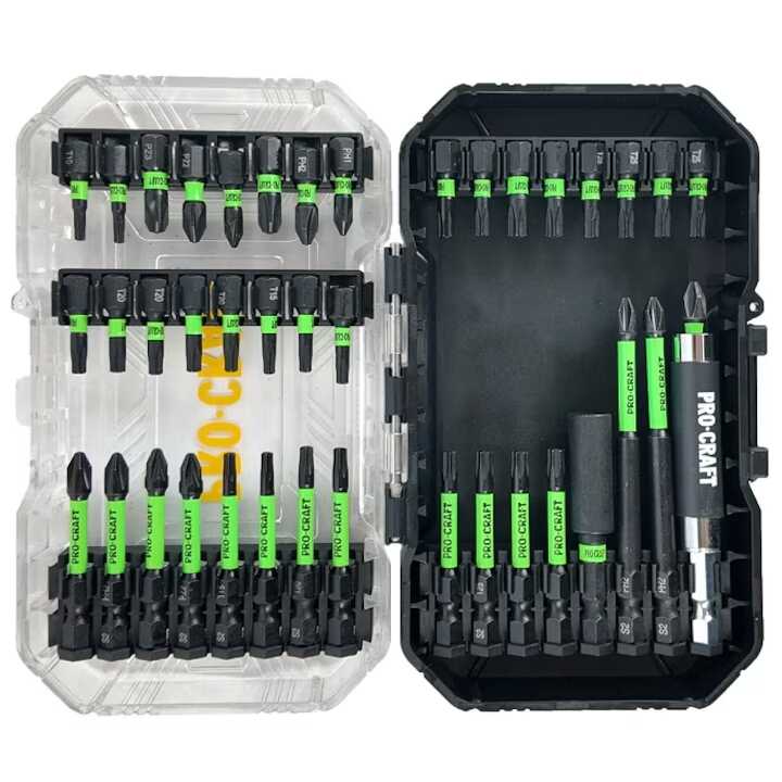 Profi Ütveálló Bit Készlet 41 részes (Impact S2) IBS-41 PROCRAFT