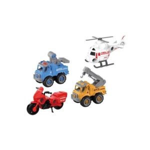 DIY Szereld össze magad négy darabos kiskocsi szett csavarhúzóval