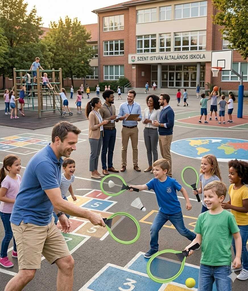 Gyerek teniszütő szett labdával és tollaslabdával - Image 3