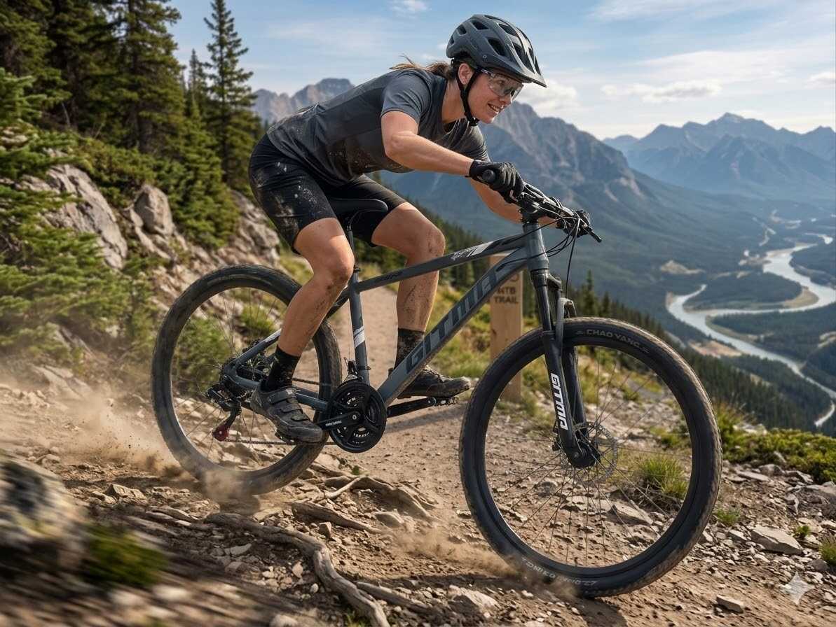 Junior mountain bike 24” – professzionális terepkerékpár 8–12 éveseknek, grafit-ezüst – Gitma