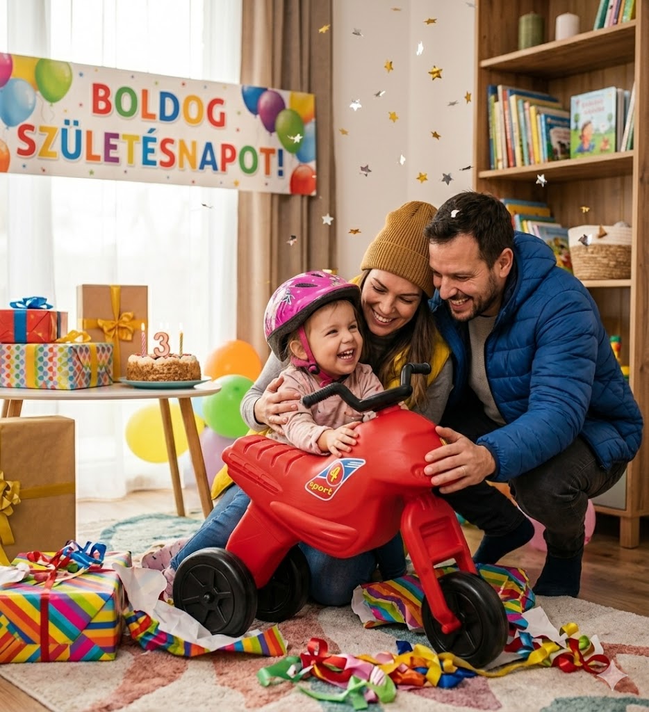 Super Bike 4 Maxi Lábbal hajtatós kismotor , piros , 60×28×48 cm - Image 6