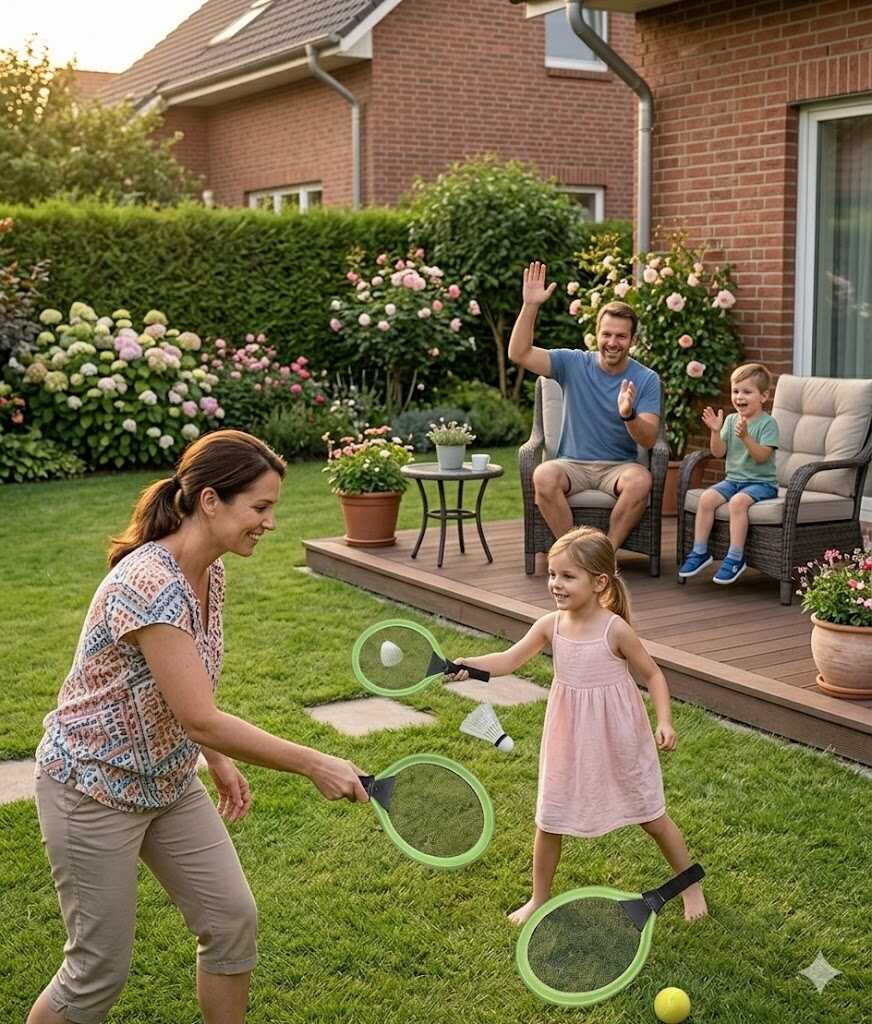 Gyerek teniszütő szett labdával és tollaslabdával - Image 4