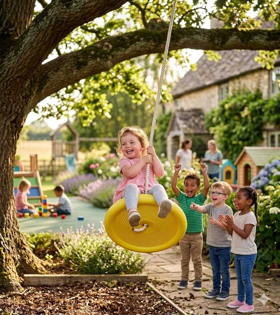 Gyerek tányérhinta - repülés a magasba , 28cm átmérő , max 50 kg -ig - Image 7