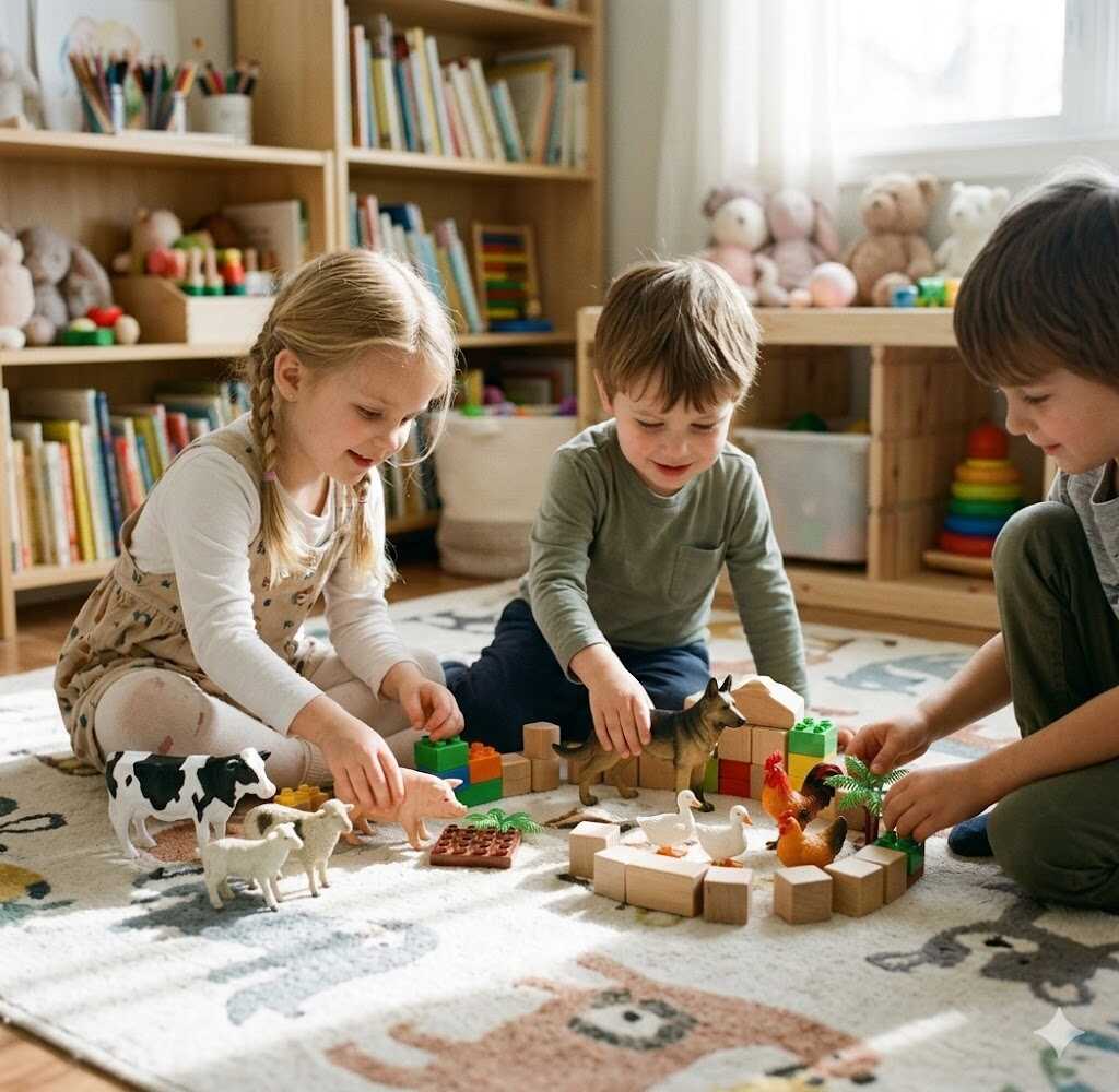 Tanyasi állatfigura készlet kiegészítőkkel, 12 részes Farm Set - Image 3