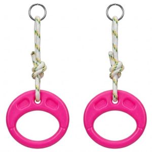 „Pöttöm Tornász” Színes Gyűrűs Hinta – Rózsaszín Kalandszerkó