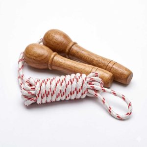 Fa nyelű gyermek ugráló kötél , 5 éves kortól