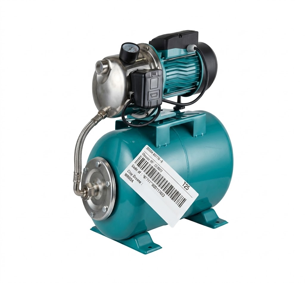 Komplett Házi Vízmű Hidrofor 24L 2HP (60L/min) AUTOJET 100S BROMAN