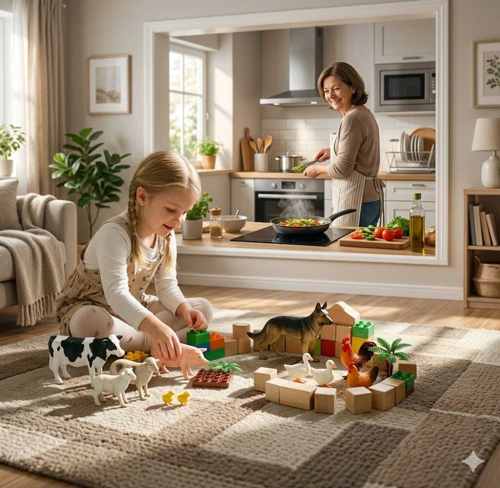 Tanyasi állatfigura készlet kiegészítőkkel, 12 részes Farm Set - Image 5