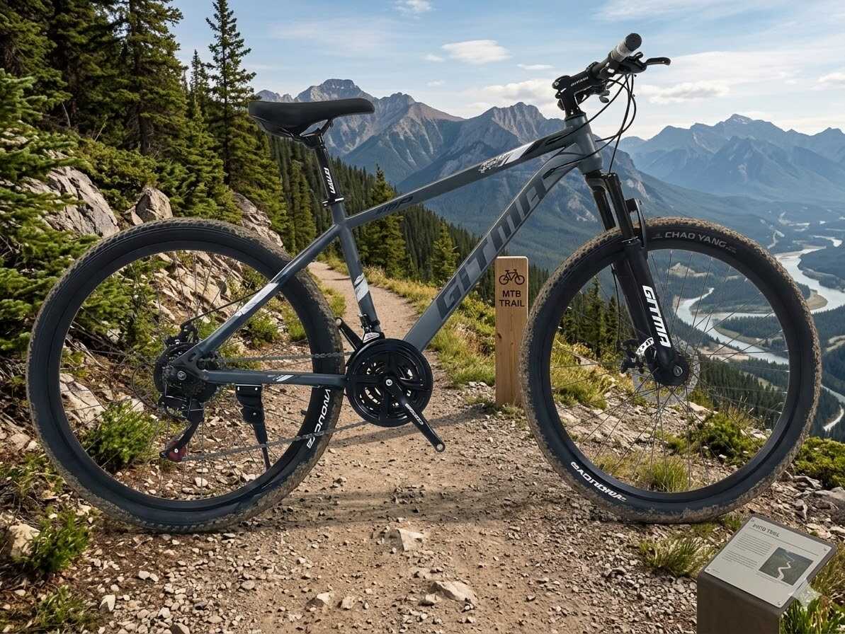 Junior mountain bike 24” – professzionális terepkerékpár 8–12 éveseknek, grafit-ezüst – Gitma