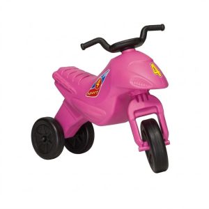 Super Bike 4 Medium Lábbal hajthatós kismotor , rózsaszín