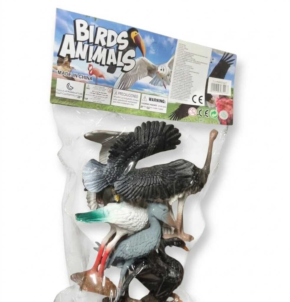 Vízi és erdei madarak figura szett gyerekeknek Birds Animals