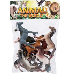 Vágtázó paripa figura készlet, 10 részes ló gyűjtemény Animal The World