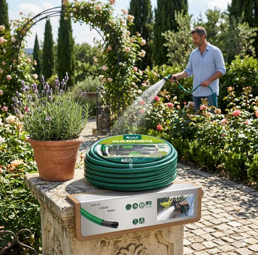 Locsolótömlő kerti slag 3/4" - 15m Kmt TOOLS - Image 4