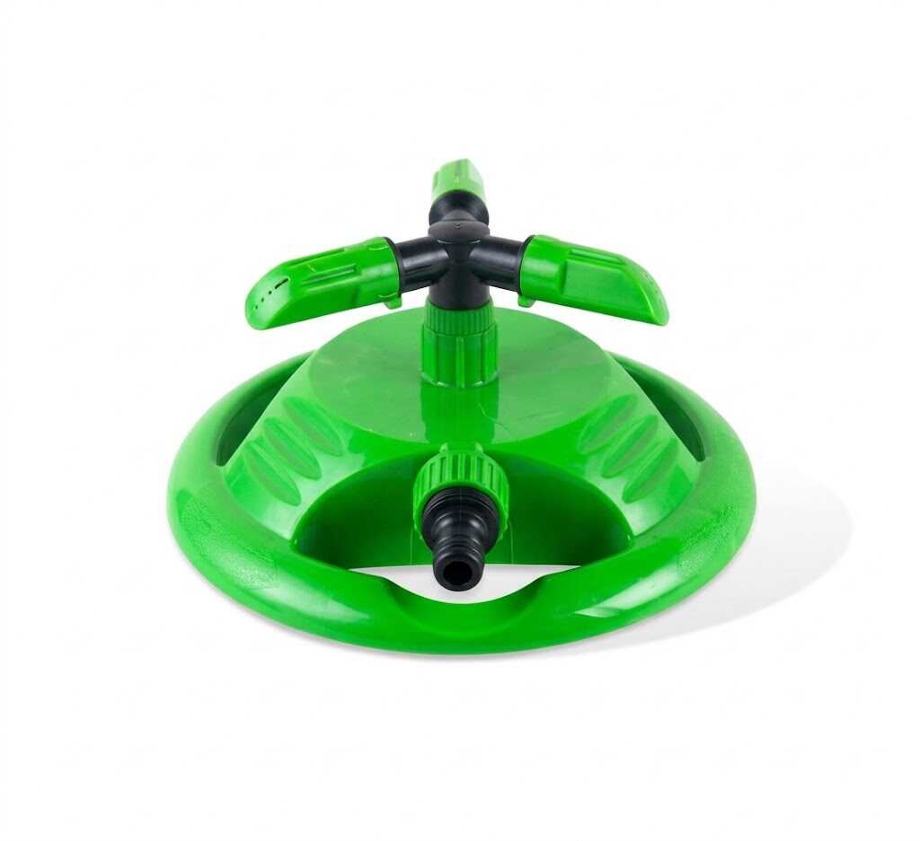 Kerti körforgó esőztető stabil talppal 3 karos automata locsolófej 220mm Kmt TOOLS - Image 4