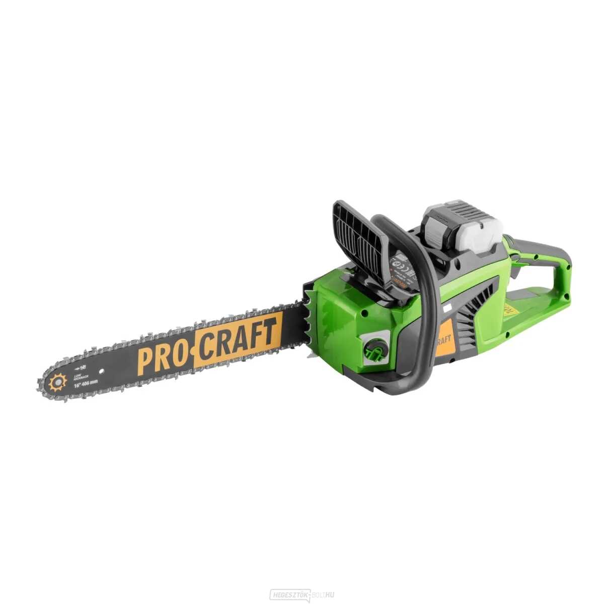 Akkus Láncfűrész 40cm 40V 8Ah (Brushless) PKA48Li PROCRAFT - Image 2