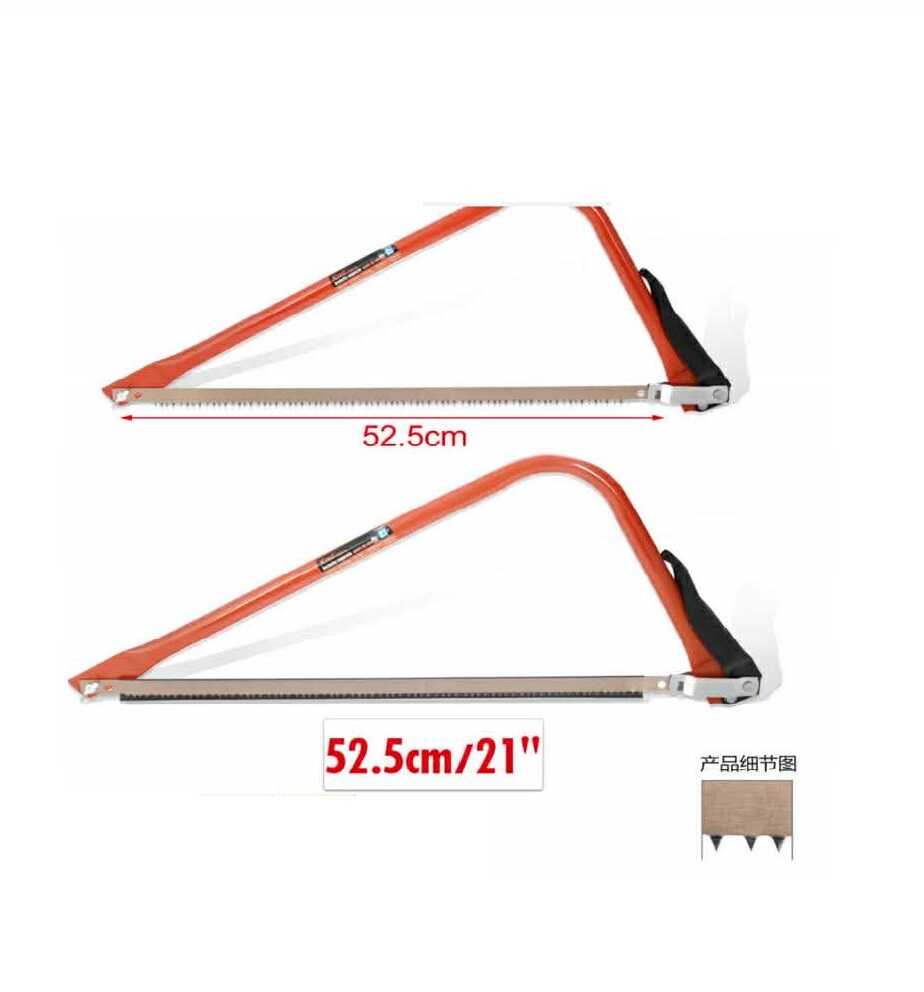 Kerti keretes fűrész feszítőkarral és edzett pengével 525mm Kmt TOOLS