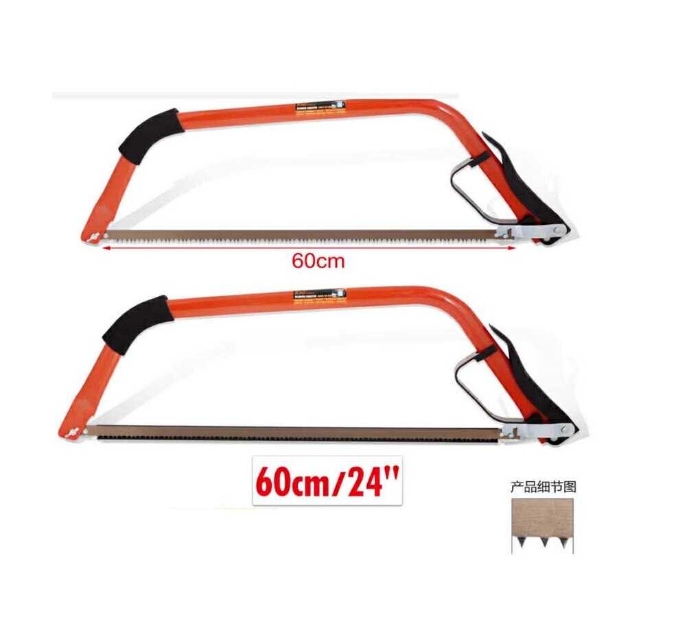 Kerti keretes fűrész feszítőkarral és ujjvédővel 600mm Kmt TOOLS