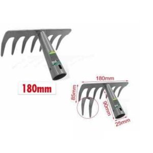 Kerti acél gereblyefej megerősített nyakkal 180mm Kmt TOOLS