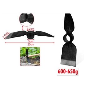 Kovácsolt acél kombinált kapa és keresztcsákány fej 600-650g Kmt TOOLS