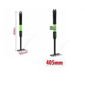 Kerti kézi talajlazító gereblye 4-ágú acél fejjel 405mm Kmt TOOLS