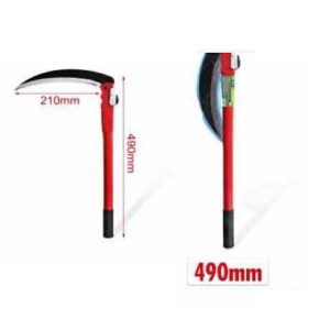 Kerti kézi sarló fém nyéllel és gumírozott markolattal 490mm Kmt TOOLS