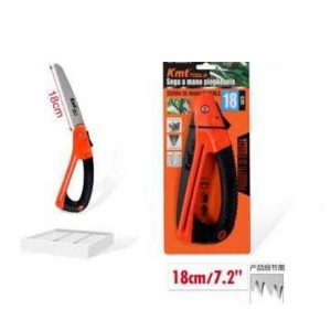 Kerti összecsukható ágfűrész ujjvédős zárt markolattal 180mm Kmt TOOLS