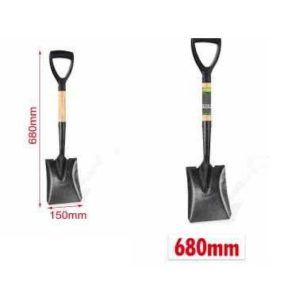 Kerti rövid ásólapát D-markolattal és fa nyéllel 680mm Kmt TOOLS