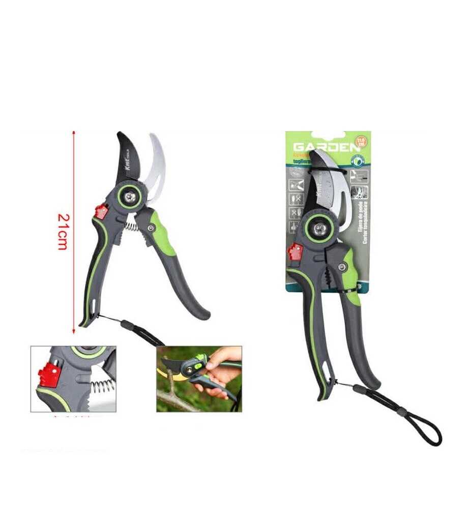 Profi SK-5 acél metszőolló teflon bevonattal és csuklópánttal 210mm Kmt TOOLS