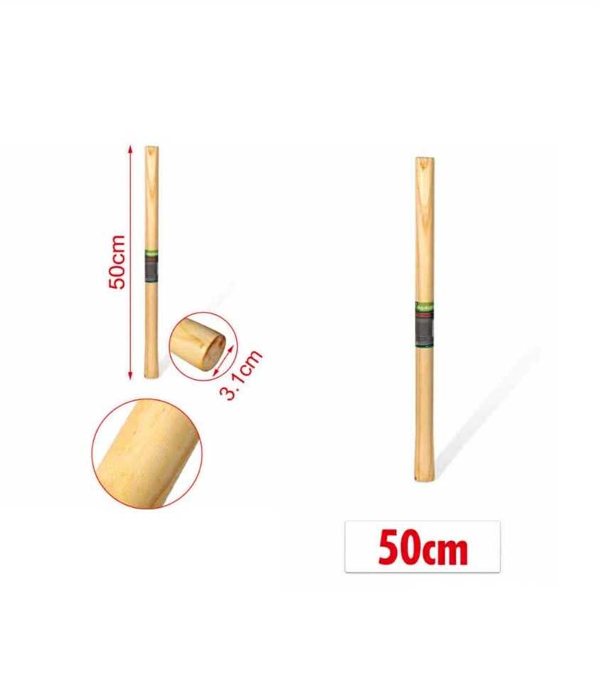 Kerti fa szerszámnyél kerek fejjel kézi kapákhoz és csákányokhoz 50cm Kmt TOOLS