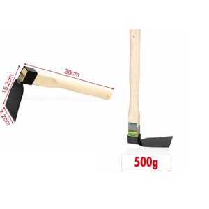 Kerti kézi kapa masszív fa nyéllel és edzett acél fejjel 500g Kmt TOOLS