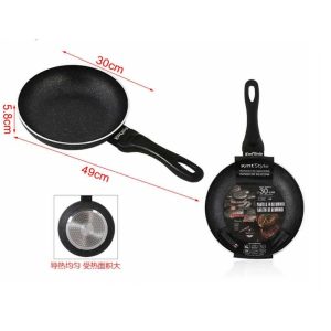 Tapadásmentes alumínium serpenyő szilikon nyéllel 30cm Kmt STYLE