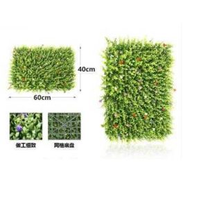 Műnövény dekorációs falpanel virágokkal 60x40cm Kmt STYLE