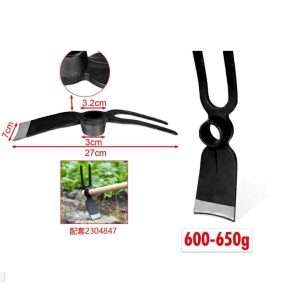 Kerti kombinált kapa és villás irtókapa fej 650g Kmt TOOLS