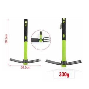 Kerti kombinált kézikapa és villa üvegszálas nyéllel 38.5cm Kmt TOOLS