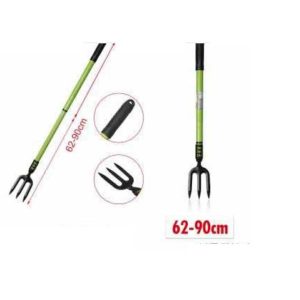 Kerti teleszkópos talajlazító villa állítható nyéllel 62-90cm Kmt TOOLS