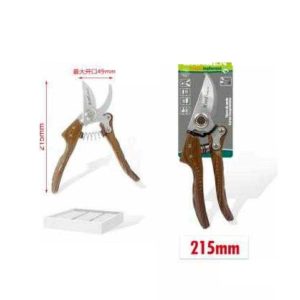 Prémium SK-5 acél metszőolló faerezetű markolattal 215mm Kmt TOOLS